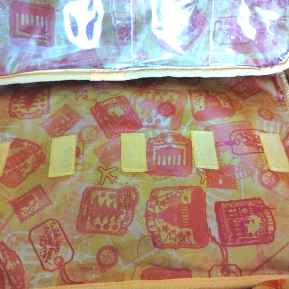 Samantha Brown Tweed Travel Case Toiletry Makeup Accessories Bag Valise 14"x10" - Picture 13 of 16